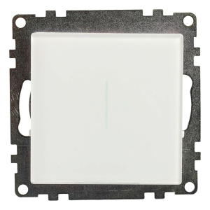 Выключатель 1-клавишный сенсорный (механизм) Stekker Катрин белый GLS2-7203-01 50274