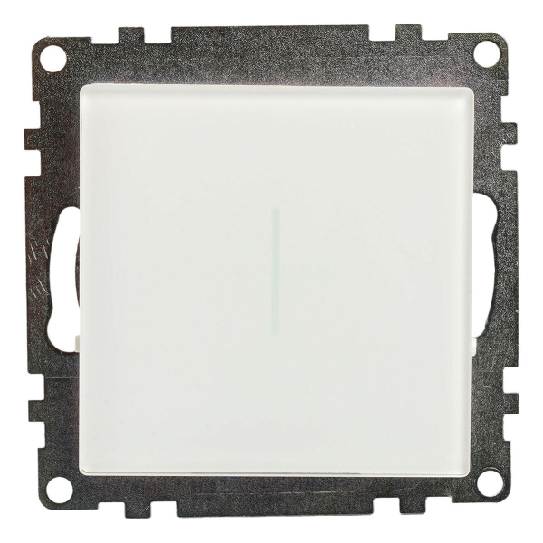 Выключатель 1-клавишный сенсорный (механизм) Stekker Катрин белый GLS2-7203-01 50274