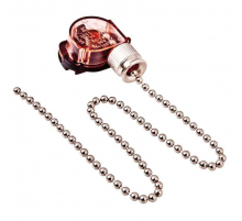 Выключатель для настенного светильника с цепочкой 270 мм «Silver» REXANT 32-0101