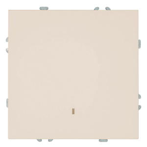 Выключатель 1-клавишный c индикатором (механизм), Stekker, 250В, 10А Эмили, RSW10-5101-08, кашемир, soft touch 49889