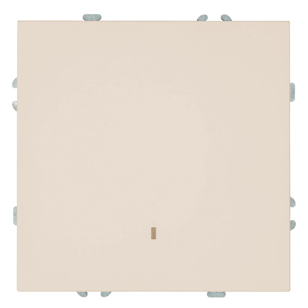 Выключатель 1-клавишный c индикатором (механизм), Stekker, 250В, 10А Эмили, RSW10-5101-08, кашемир, soft touch 49889