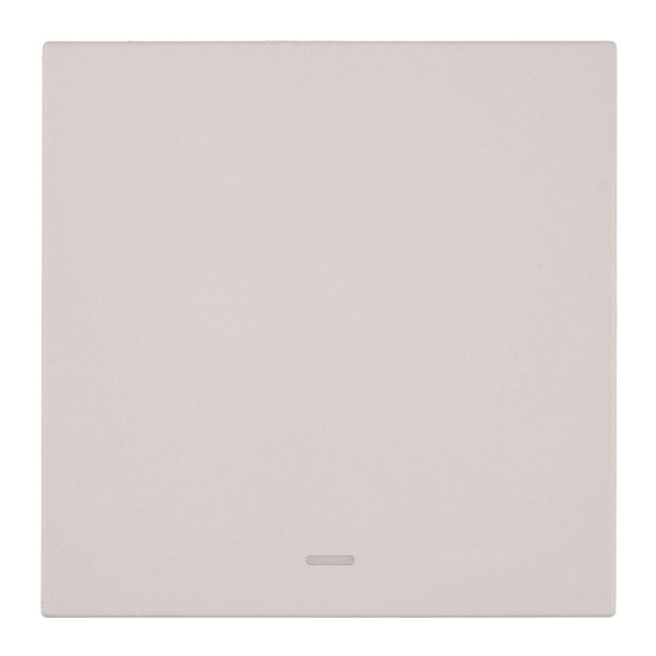 Выключатель 1-клавишный c индикатором (механизм), Stekker, 250В, 10А Мия, RSW10-3101-08, пудровый жемчуг 50475