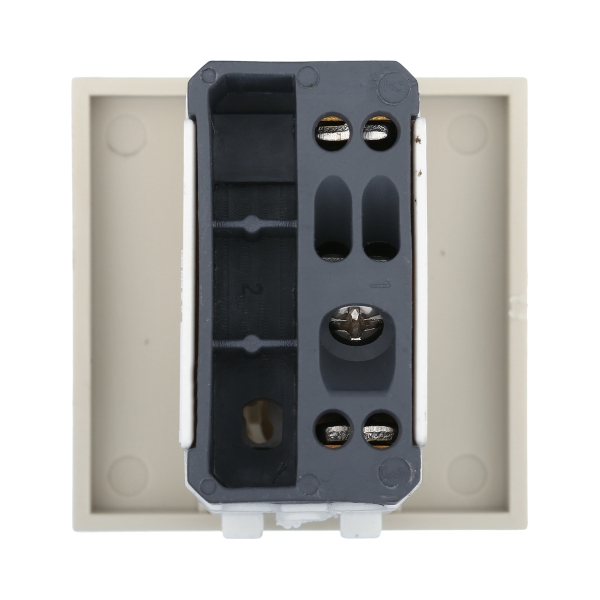 Переключатель LK Studio с двух мест 45х45мм (схема 6) 16 A, 250 B (бежевый) LK45 850801-1