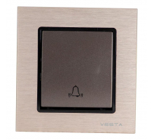Выключатель Звонок Vesta-Electric Exclusive Champagne Metallic шампань FVK050308BSH