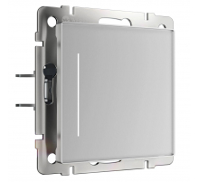 Сенсорный выключатель одноклавишный Werkel с подсветкой серебряный W4513006 4690389197901