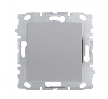 Выключатель одноклавишный Vesta-Electric Exclusive Silver Metallic серебро FVK050305SER