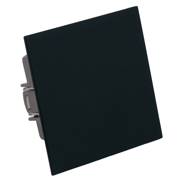 Переключатель 1-клавишный (механизм), Stekker, 250В, 10A Мия, RSW10-3105-05, черный бархат 50447