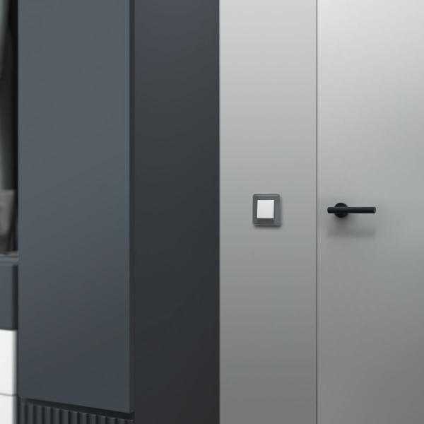 Выключатель одноклавишный проходной Werkel белый матовый W1112061 4690389184598