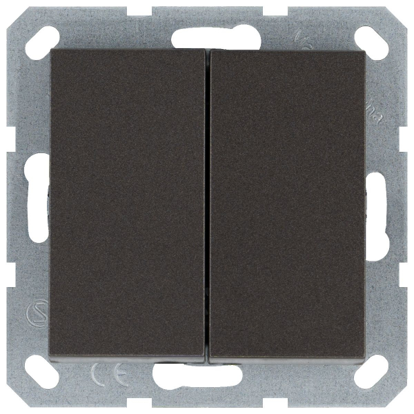 Выключатель двухклавишный Jasmart G3023Z Выключатель двухклавишный Jasmart G3023Z
