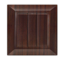 Выключатель трехклавишный Vesta-Electric Roma Mebel коричневый FVK010301FRN