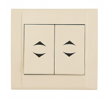 Выключатель 2 клав. прох. Makel Defne 42010026