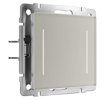 Умный сенсорный выключатель двухклавишный (дымчатый) W4523641/ a069765