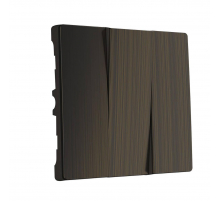 Лицевая панель Werkel выключателя трехклавишного бронзовая WL12-SW-3G-CP 4690389100567