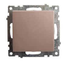 Выключатель одноклавишный Stekker Катрин шампань GLS10-7103-02 39589