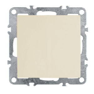 Выключатель 1-клавишный (механизм), Stekker, PSW10-9103-02, 250В, 10А Эрна, слоновая кость 39322