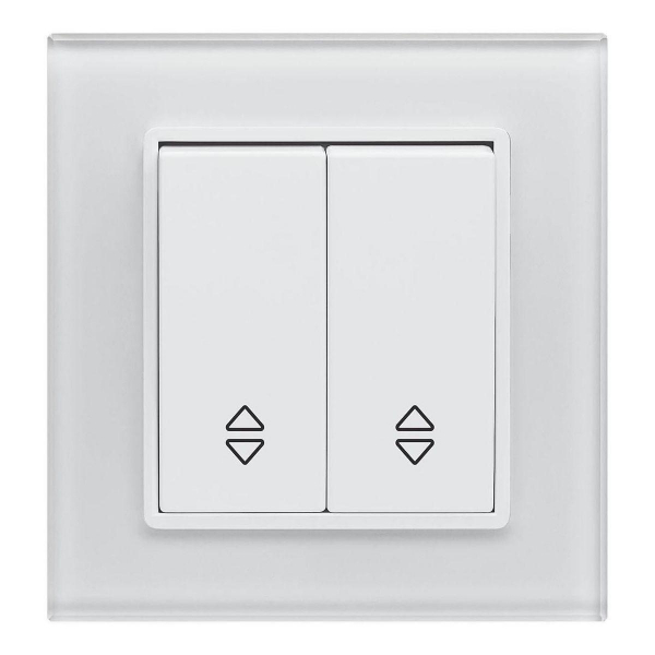 Выключатель двухклавишный проходной Vesta-Electric Exclusive White белый FVK050106BEL Выключатель двухклавишный проходной Vesta-Electric Exclusive White белый FVK050106BEL