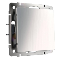 Выключатель одноклавишный проходной Werkel глянцевый никель W1112002 4690389157622