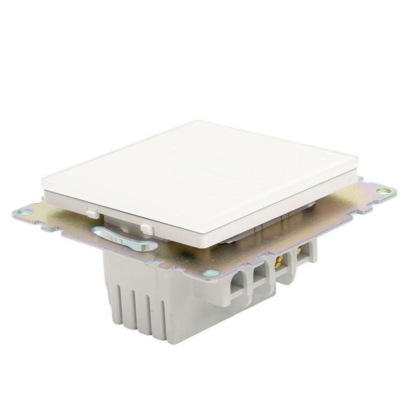 Выключатель 1-клавишный сенсорный (механизм) Stekker Катрин белый GLS2-7203-01 50274