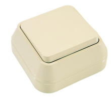 Выключатель Makel 1-кл. ОП крем. 45201