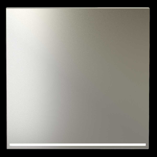 Клавиша для выключателя/переключателя одноклавишного с подсветкой S70 (шелк) Voltum VLS000204