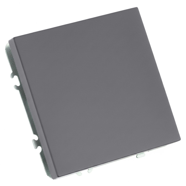 Выключатель 1-клавишный (механизм), STEKKER, 250В, 10А, серия Эмили, RSW10-5103-10,  платиново-серый, soft touch 49943