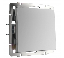 Перекрестный выключатель одноклавишный Werkel серебряный W1113006 4690389155949