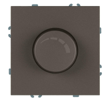 Выключатель диммирующий (механизм), Stekker, 250В, 500W Эмили, RSW10-5106-09, антрацит, soft touch 49920