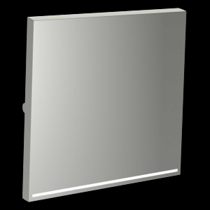 Клавиша для выключателя/переключателя одноклавишного с подсветкой S70 (сталь) Voltum VLS000205