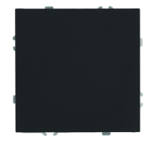 Выключатель 1-клавишный (механизм), СЗК, Stekker, 250В, 10А Эмили, RSW10-5103-05ZK, черный уголь, soft touch 50246