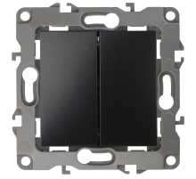 Переключатель двухклавишный ЭРА 12 10AX 250V 12-1106-05 Б0014667