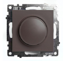 Выключатель диммирующий TRIAC Stekker Катрин шоколад GLS10-7106-04 49017