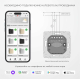 Сенсорный выключатель двухклавишный с функцией Wi-Fi Werkel шампань W4520611 4690389171307