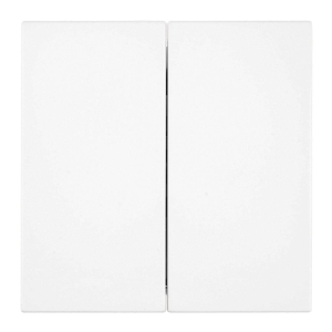 Переключатель 2-клавишный (механизм), Stekker, 250В, 10А Мия, RSW10-3107-01, белая магнолия 50434