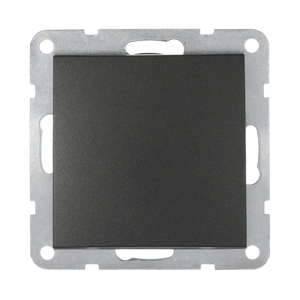 Выключатель 1-кл. LK Studio 16 A, 250 B (черный бархат) LK80, 840108-1