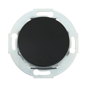 Выключатель-кнопка LK Studio одноклавишный (схема 1T) 16 А, 250 В (черный) Vintage 880508-1