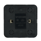 Выключатель двухклавишный Stekker София черный MSW10-20-02 49293