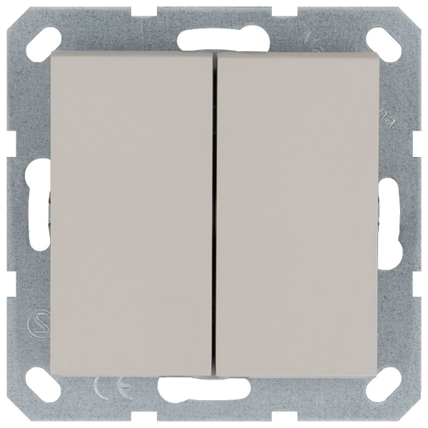 Выключатель двухклавишный Jasmart G3022T Выключатель двухклавишный Jasmart G3022T
