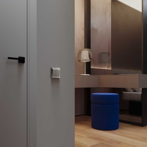 Выключатель встраиваемый S70 карточный 16А, (шелк) Voltum VLS010704