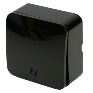 Выключатель одноклавишный Stekker София с подсветкой черный MSW10-11-20-02 49292