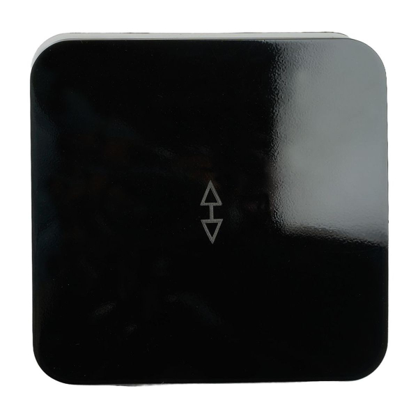 Переключатель одноклавишный Stekker София черный MSW10-12-02 49387