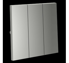 Клавиши для выключателя/переключателя трехклавишного S70 (сталь) Voltum VLS000505