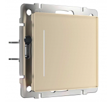 Сенсорный выключатель одноклавишный Werkel с подсветкой шампань W4512011 4690389198014