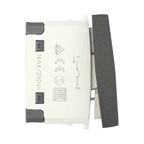 Выключатель LK Studio 1-кл.(схема 1) 16 A, 250 B (черный бархат) LK45 850708-1