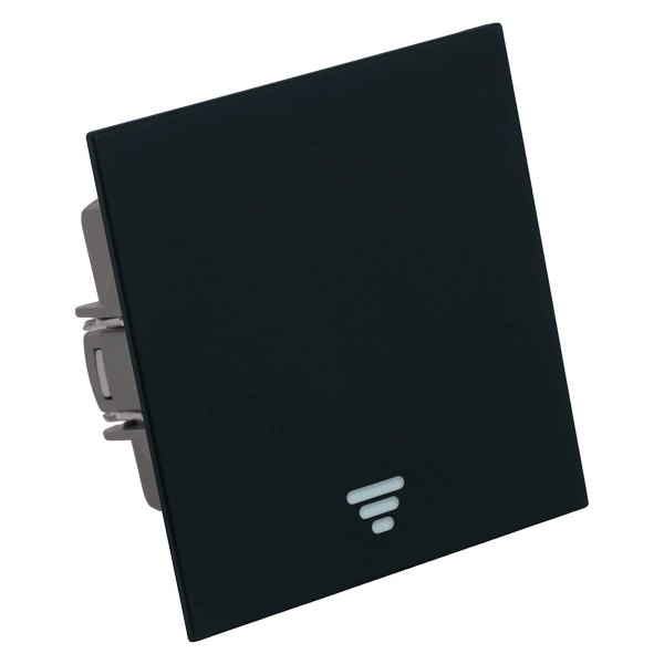 Выключатель 1-клавишный самовозвратный (механизм), Stekker, 250В, 10А Мия, RSW10-3112-05, черный бархат 50574