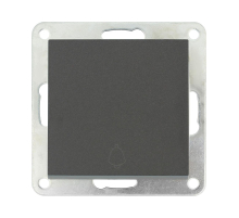 Выключатель-кнопка LK Studio 1-кл.(схема 1Т) 16 A, 250 B (черный бархат) LK80 840508-1