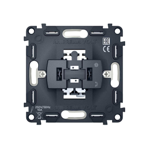 Механизм 1-клавишного выключателя с самовозвратом 10A-250V Ambrella Volt QUANT VM113