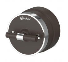 Выключатель двухклавишный на 4 положения Werkel Vintage мокко матовый/хром W5822052 4690389183171