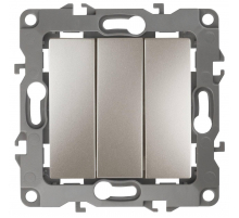 Выключатель трехклавишный ЭРА 12 10AX 250V 12-1107-04 Б0014672