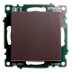 Выключатель одноклавишный Stekker Катрин шоколад GLS10-7103-04 49020