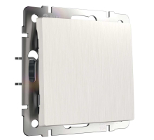 Выключатель одноклавишный Werkel перламутровый рифленый W1110013 4690389160783